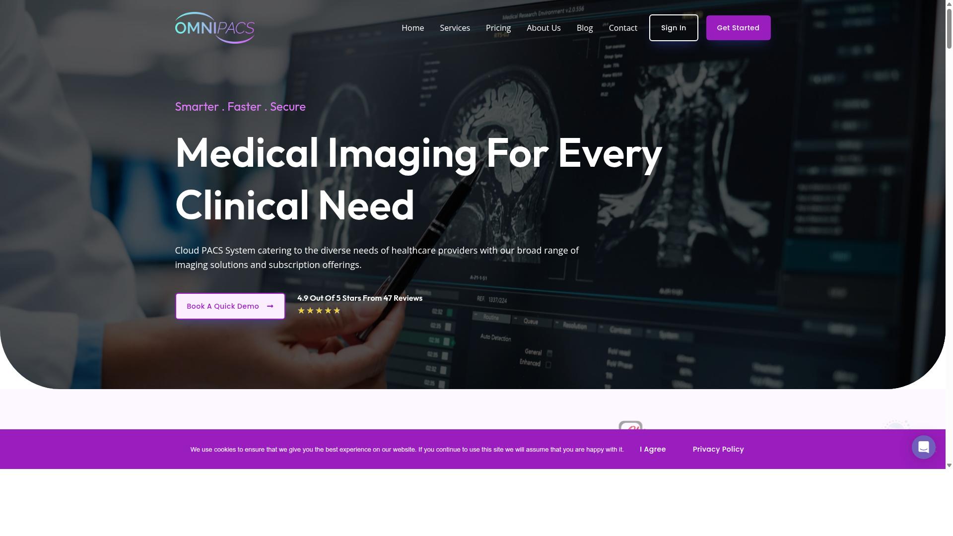 OmniPACS website
